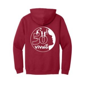 Felpa 50 Anni Vivaio - Granata